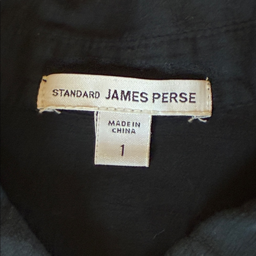 James Perse Black Button Down Shirt - Picture 8 of 10